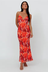 Kiana Maxi Dress - Orange