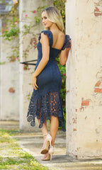 Giselle Dress - Steel Blue