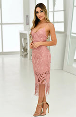 Khaleesi Dress - DUSTY PINK