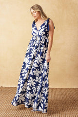 TWILIGHT VENTURE WOVEN MAXI DRESS