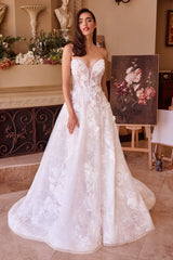 WL034-Lace Wedding Ball Gown-Andrea & Leo