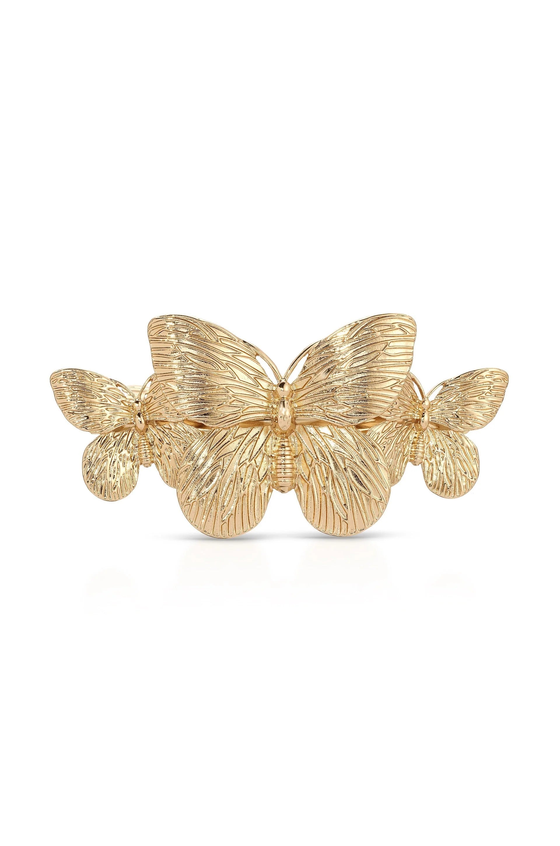 Gimme Butterflies Golden Hair Clip