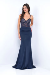 Misha Gown - Navy