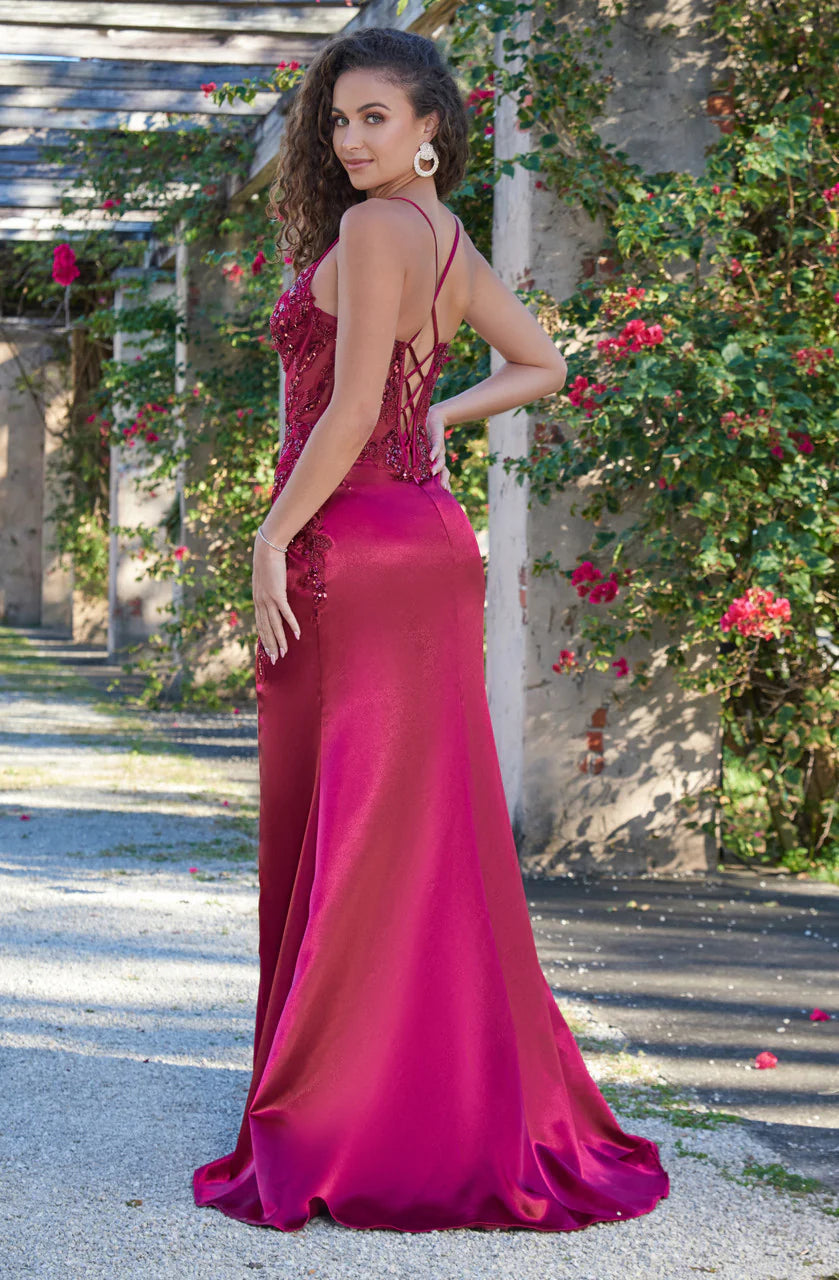 Ivy Gown - Burgundy