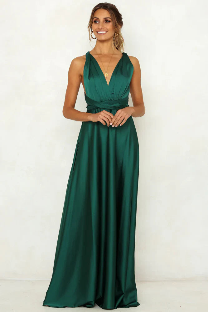 Fiona Maxi Dress- Emerald