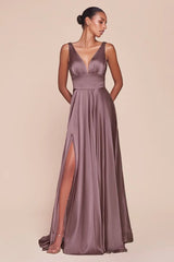 Kinsley Gown - English Violet