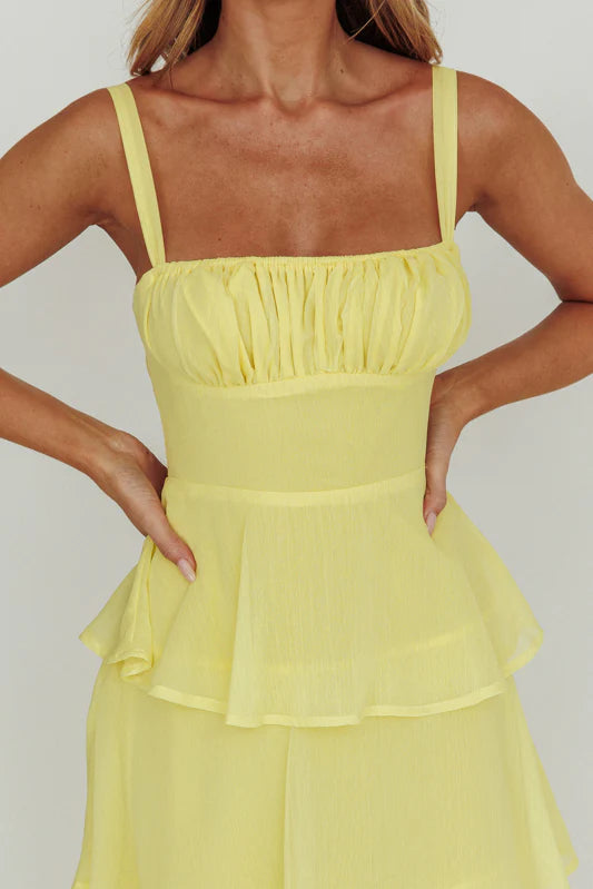 Molly Maxi Dress- Yellow