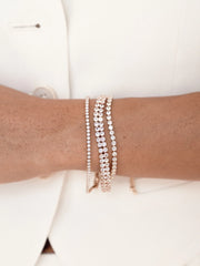 Adjustable Dainty Crystal Bracelet