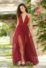 Sydney Maxi Dress - Wine