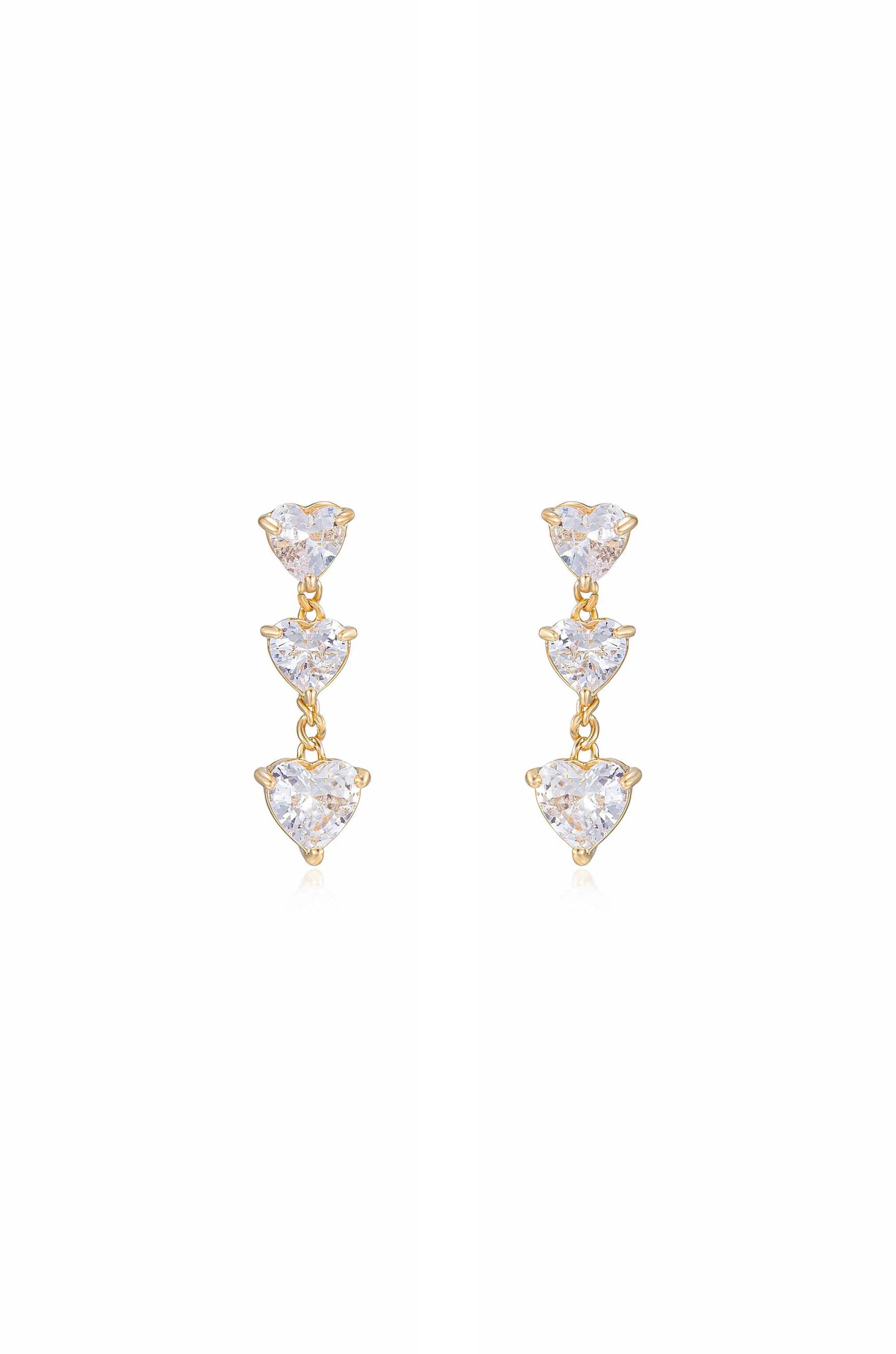 Queen of Hearts Crystal Earrings