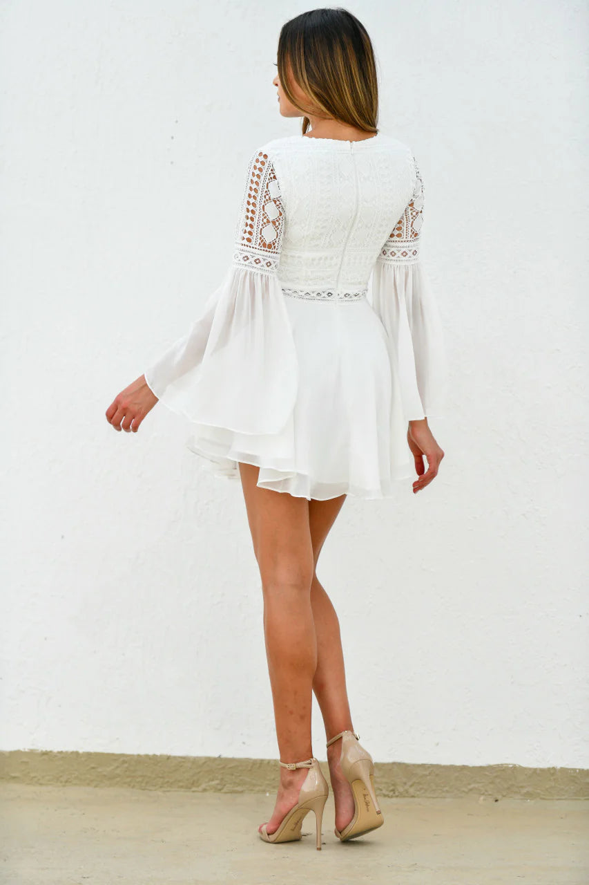 Alyse Dress - White