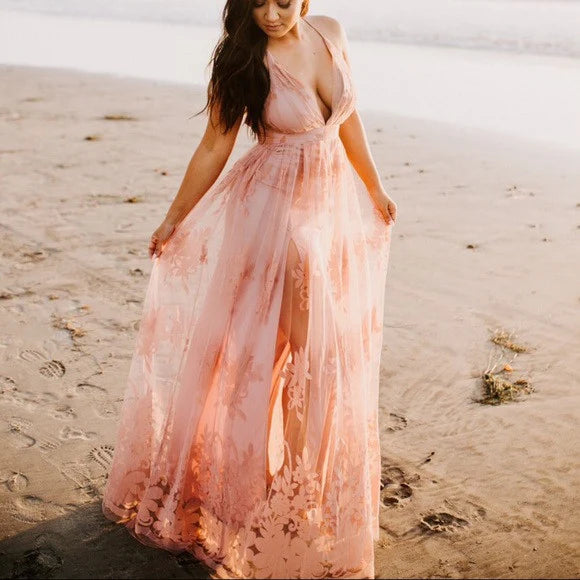 Promenade Maxi Dress - BLUSH