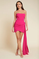 Night Lovers Dress-Fuchsia