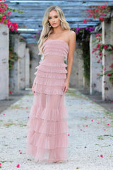 Georgia Maxi Dress - Blush