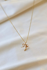 CZ BOW NECKLACE