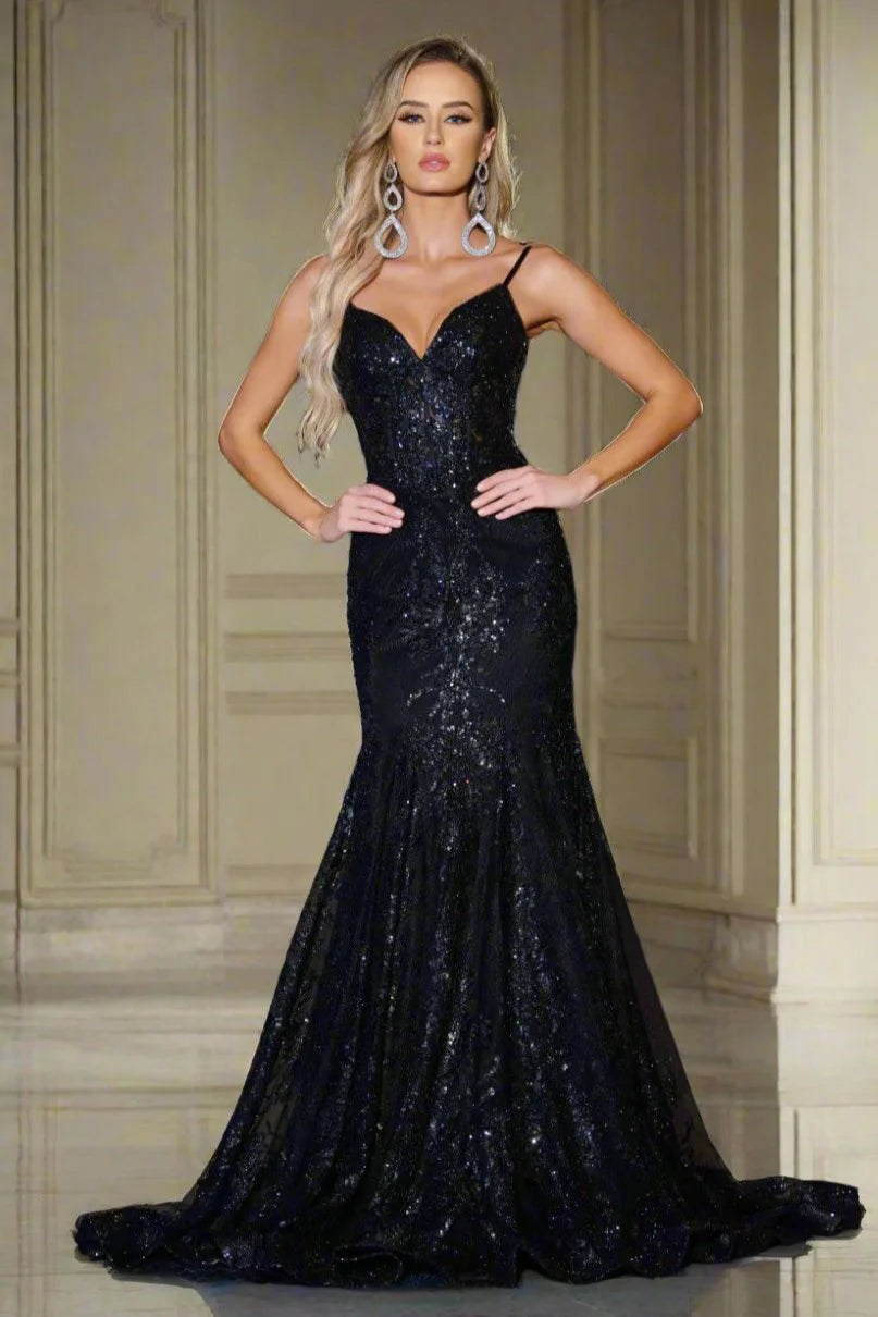 Size 4, Lyrica Gown - Black - FINAL SALE