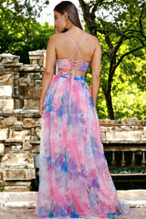 Flori Maxi Dress - Pink Multi