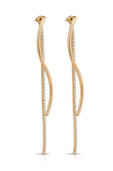 Spin Around Linear Dangle Earrings