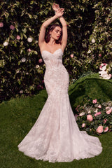 WL031-Detachable Wings Mermaid Wedding Gown-Andrea & Leo