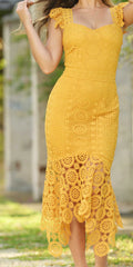 Giselle Dress - Mustard - FINAL SALE