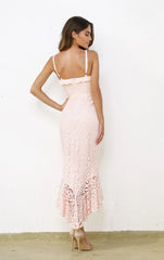 Leanne Midi Dress - BLUSH