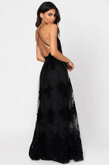 Promenade Maxi Dress - BLACK