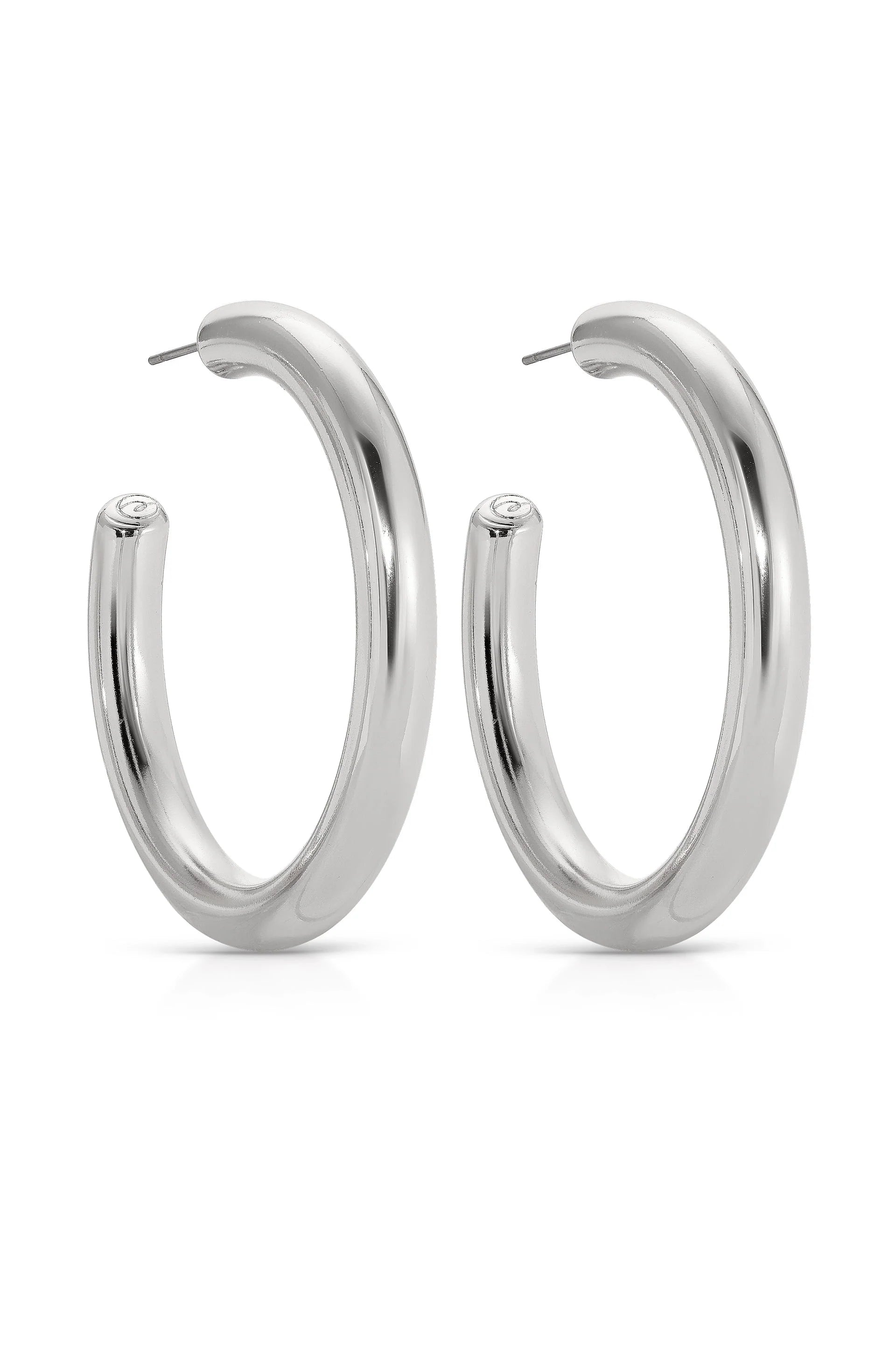 Large Thick Classic Hoops