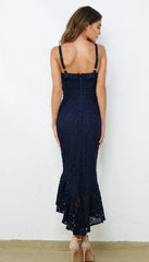 Size 2, Leanne Midi Dress - Navy - FINAL SALE