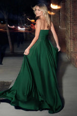 Madigan Gown - Hunter Green