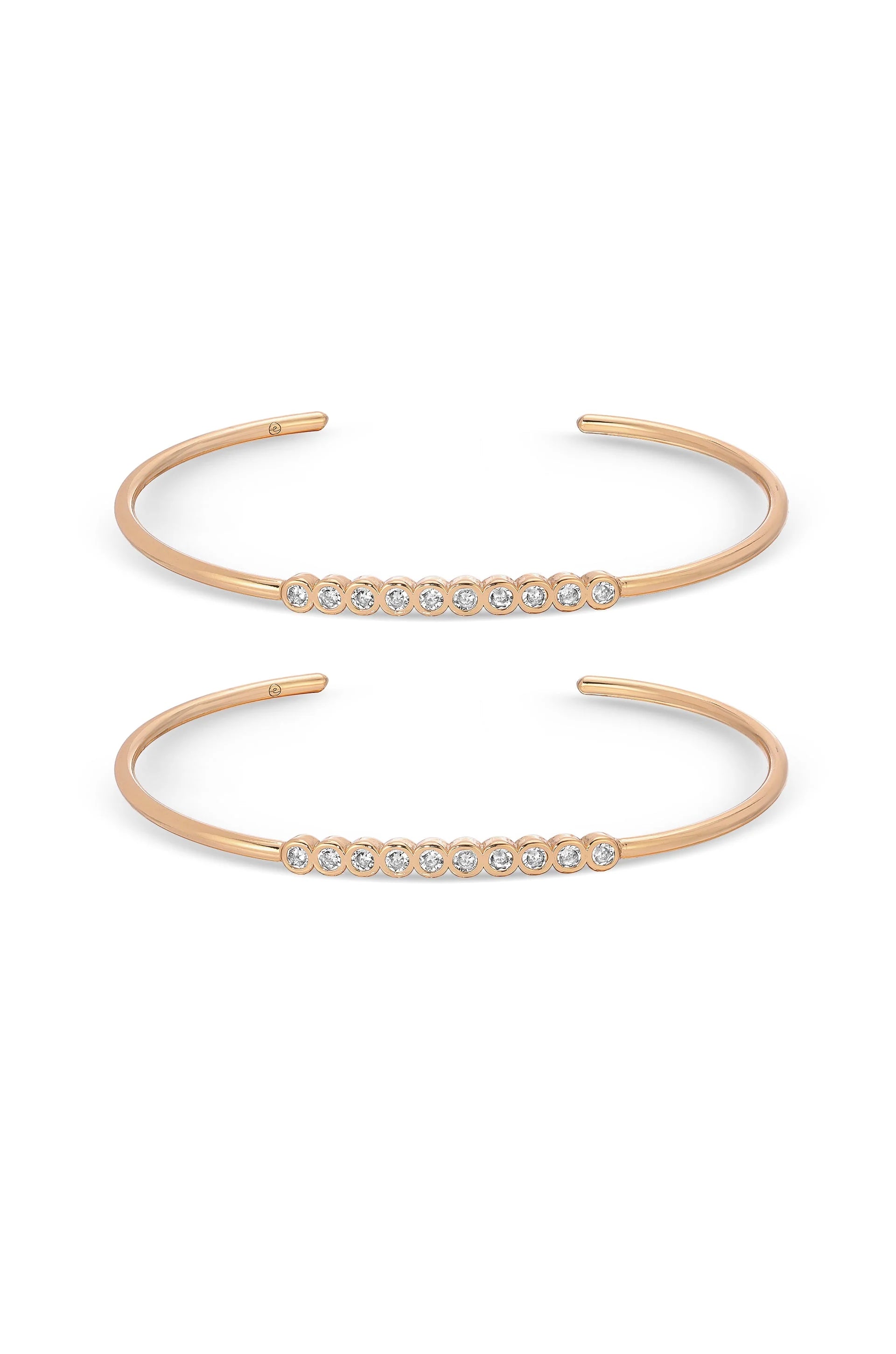 Double Take Crystal Cuff Set