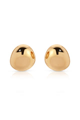 Polished Pebble Stud Earrings