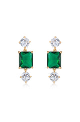 Emerald Beauty Dangle Earrings