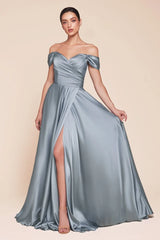 Jillian Gown - Dusty Blue