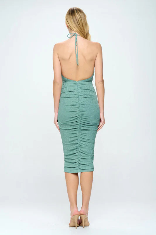 Charlie Midi Dress - Sage