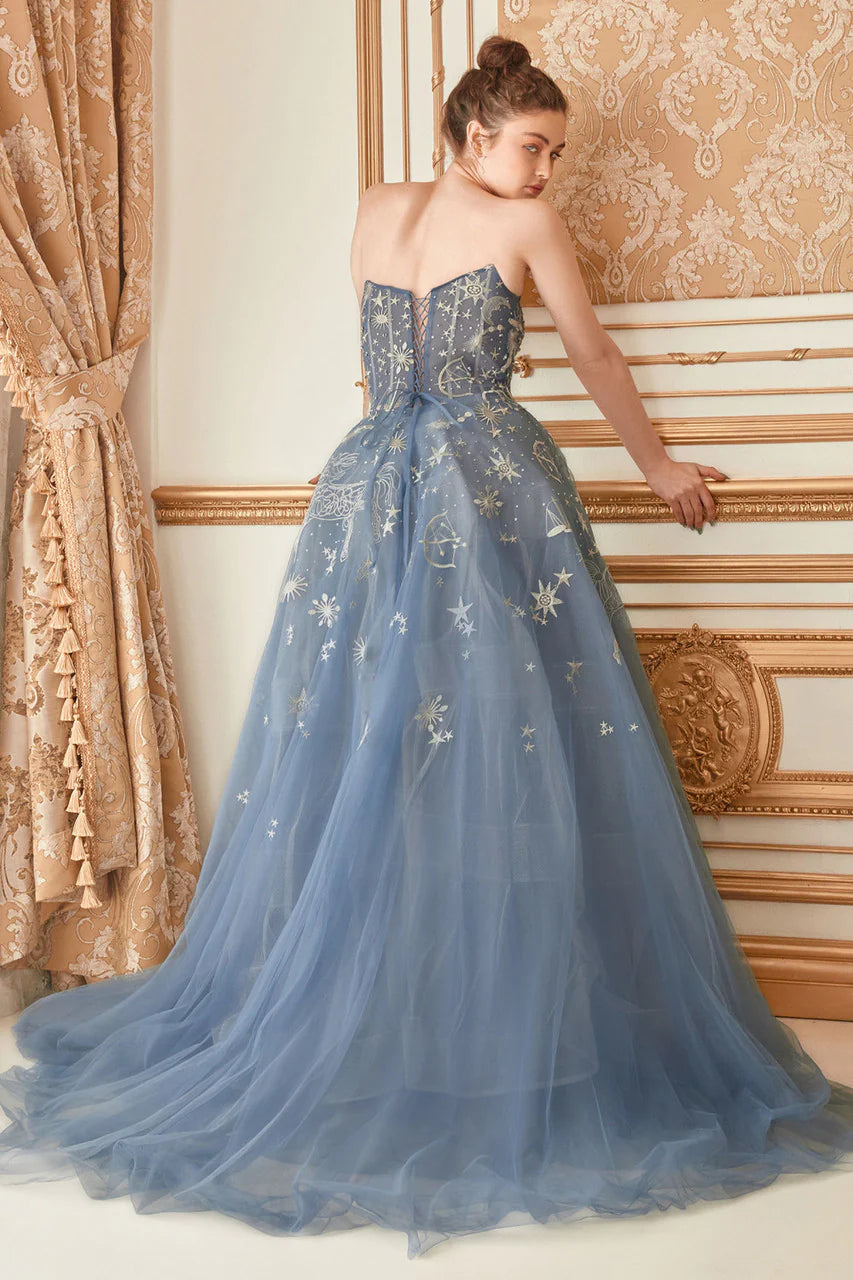 A0890 Constellation Selene Tulle Ball Gown - Andrea & Leo Couture