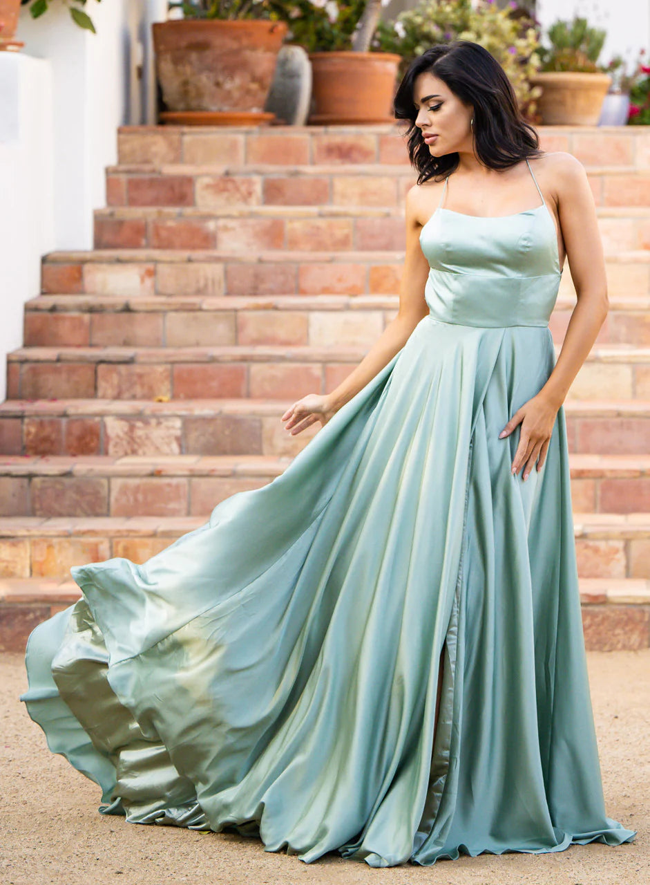 Liliana Gown - SAGE-FINAL SALE