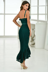 Leanne Midi Dress - Emerald Green