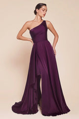 Miranda Gown - Eggplant