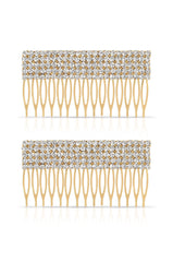 Dynasty Hair Comb Set in Crystal