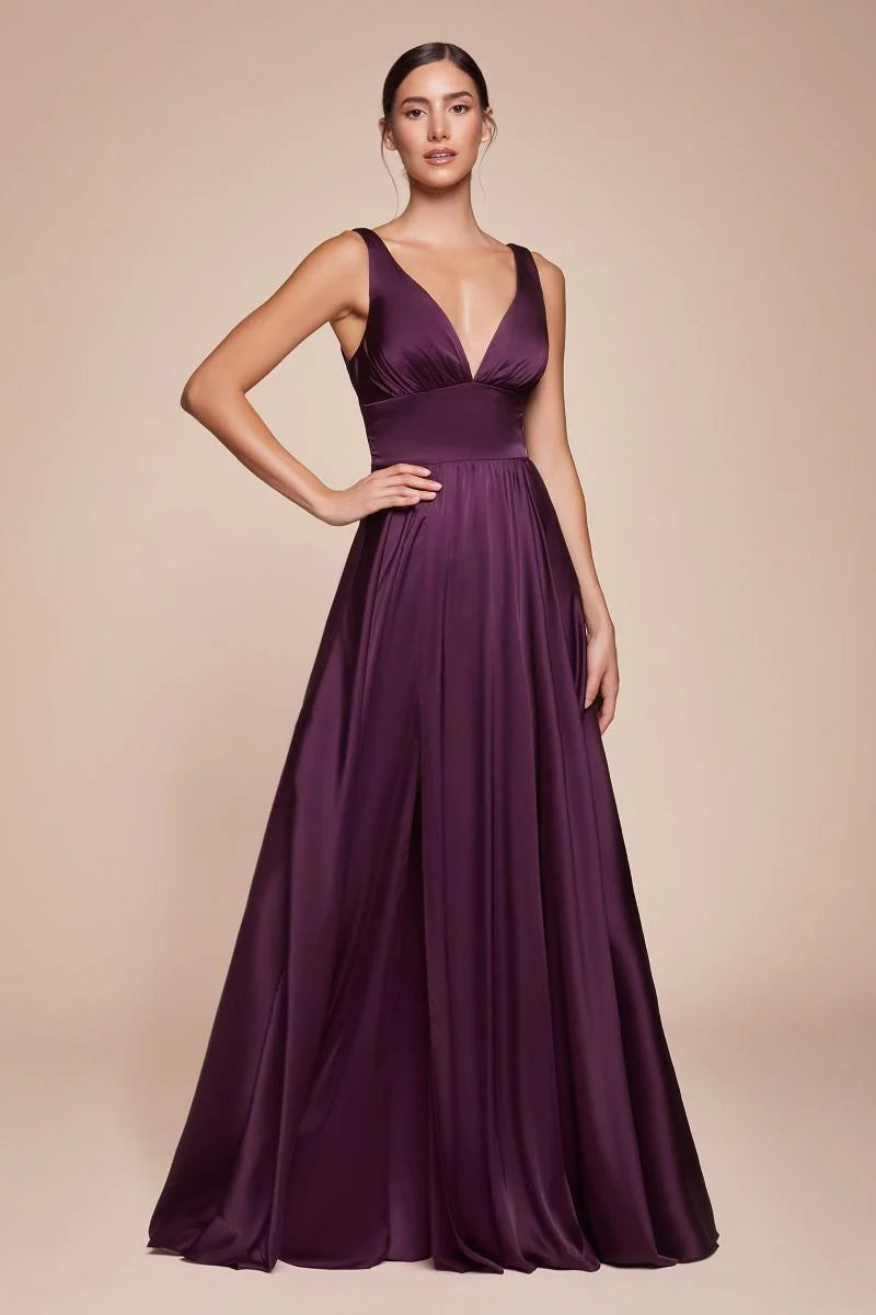 Kinsley Gown - Eggplant