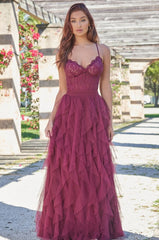 Dahlia Gown - Mulberry