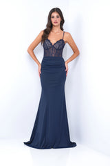 Misha Gown - Navy