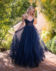 Yasmin Gown - Navy