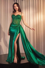 Teagan Gown - Emerald