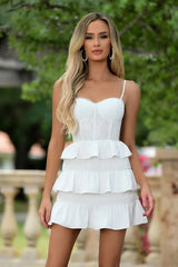 Kiara Mini Dress -White