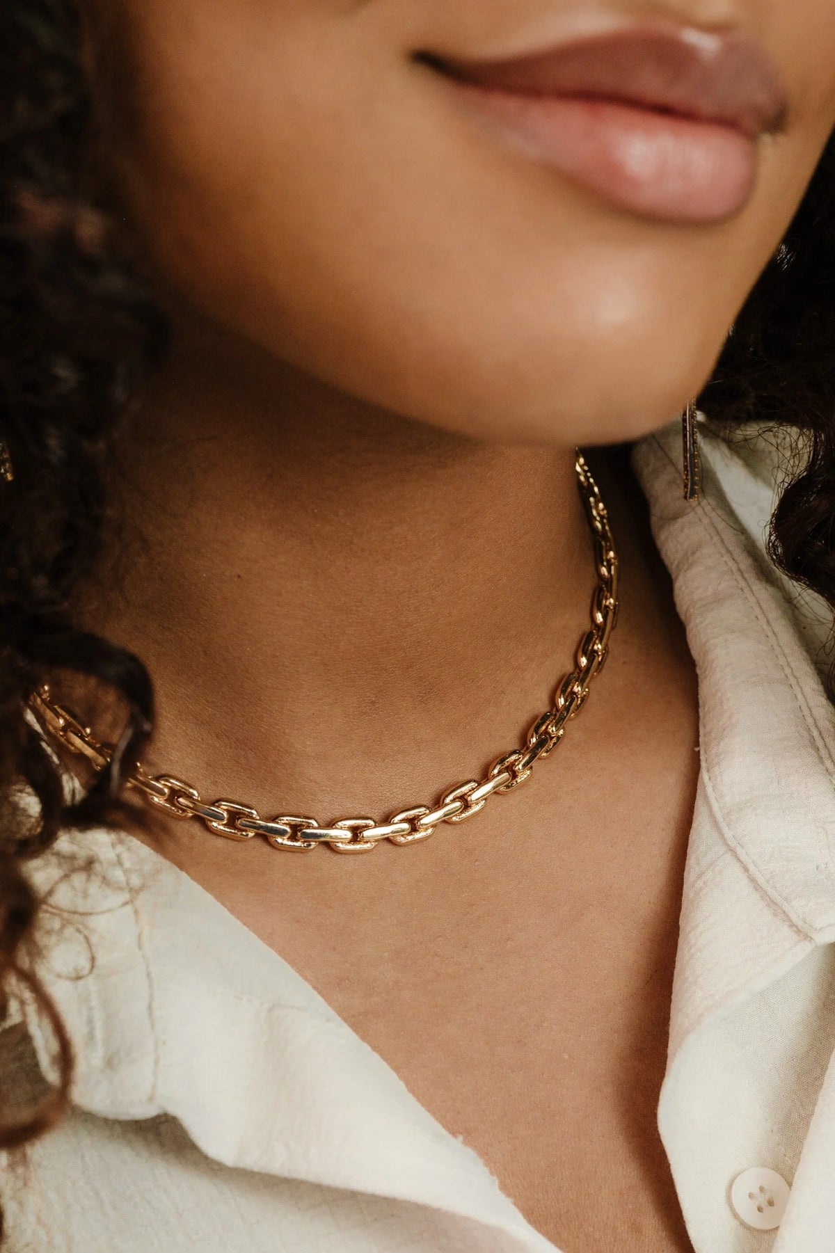 Chunky Chain Link Necklace