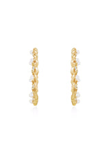 Elite Crystal Hoop Earring