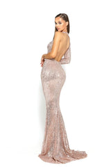 Size 12, Style PS2045 Rose Gold-Portia & Scarlett - FINAL SALE