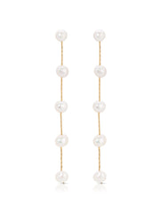 Dripping Pearl Delicate Drop Earrings