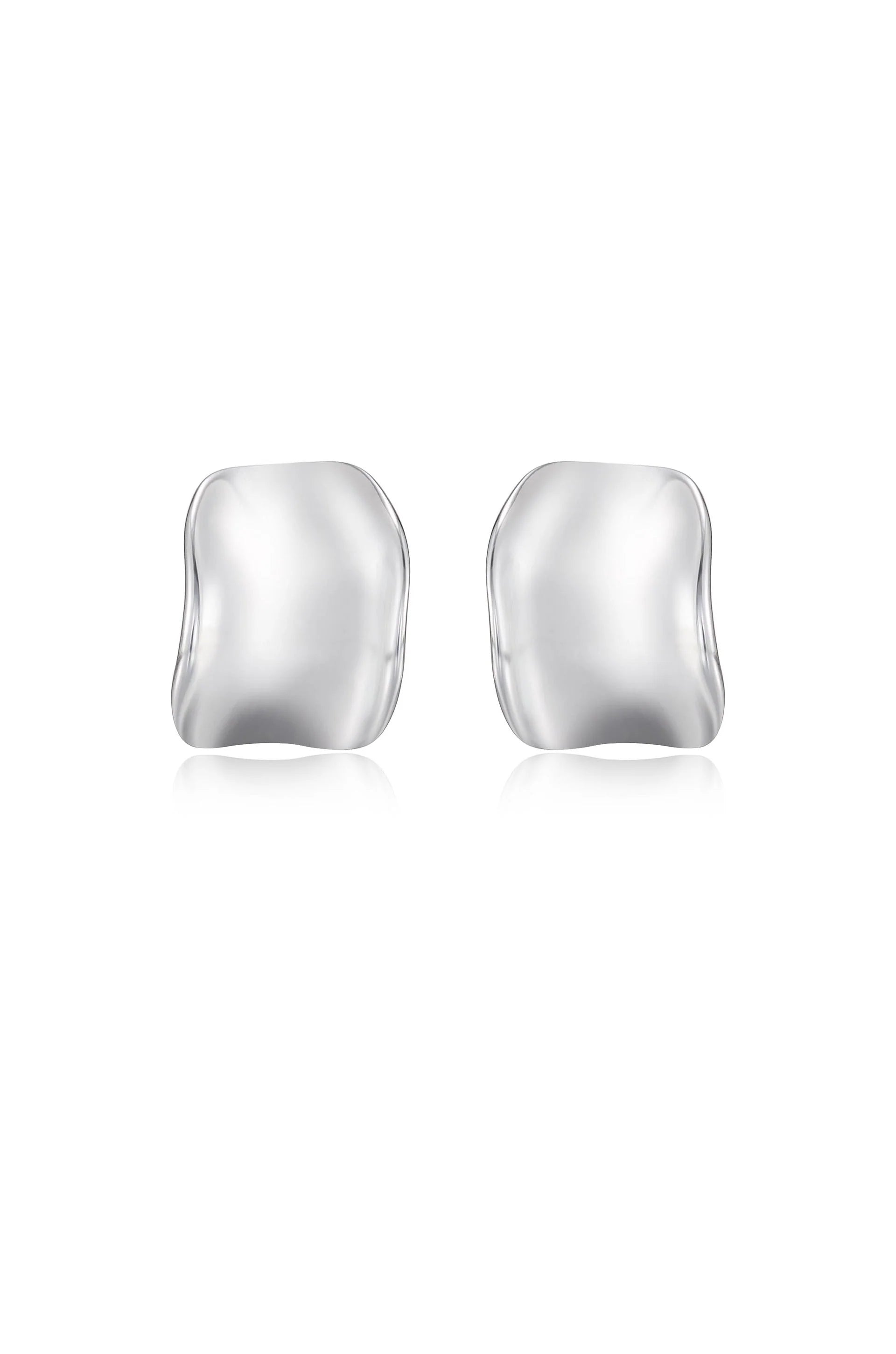 Curved Stud Earrings